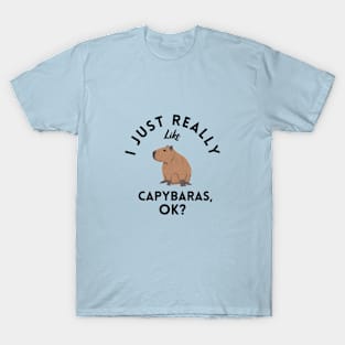 I Just Really Like Capybaras T-Shirt